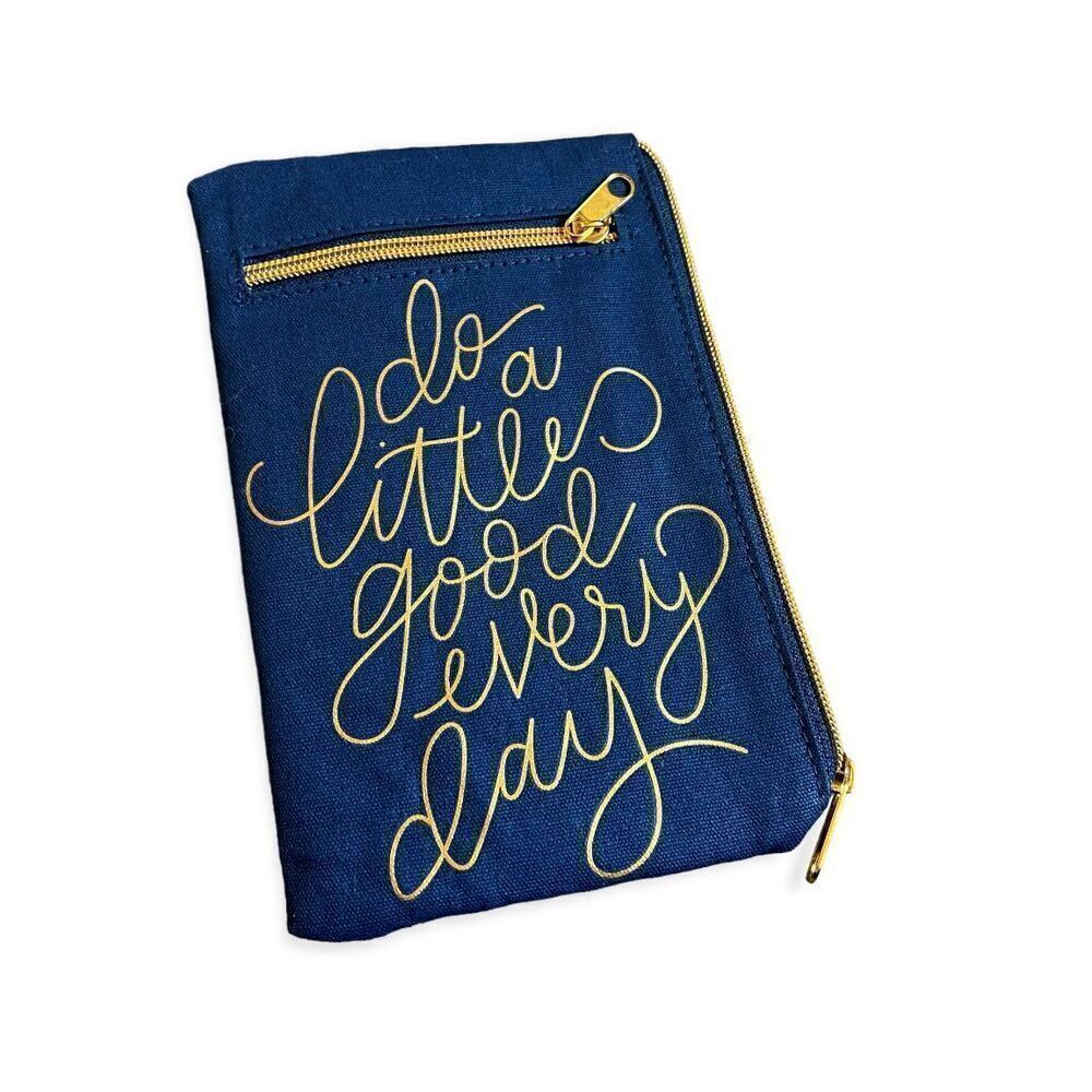 New The Paper Studio Elle Oh Elle Inspirational Pencil Holder Purse Tote Bag